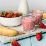 resep smoothies pisang strawberry